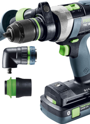 Festool TDC 18/4 5.0/4.0 I-Set taladro atornillador a batería QUADRIVE (577612)