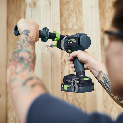 Festool Taladro percutor a batería TPC 18/4 5.0/4.0 I-Plus QUADRIVE (577651)