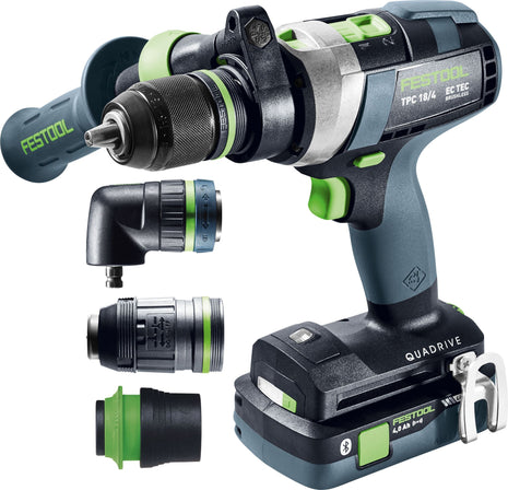 Festool TPC 18/4 5,0/4,0 I-Set/XL Akku-Schlagbohrschrauber QUADRIVE ( 577622 )