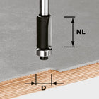 Festool HW S8 D12,7/NL25 Bündigfräser ( 491027 )