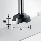 Festool S8 HW MFK Planfräser ( 500368 ) für Modulkantenfräse MFK 700 EQ/B-Plus