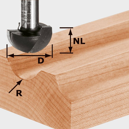 Fresadora de ranuras Festool HW S8 R4 (490983) para OF 900, OF 1000, OF 1010, OF 1010 R, OF 1400, OF 2000, OF 2200