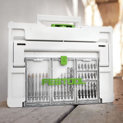 Cassette de perçage Festool BKS SYS3 D3-8 K CE/W (577395) pour perceuse-visseuse sans fil et perceuse à percussion sans fil Festool avec support FastFix et mandrin WH-CE CENTROTEC