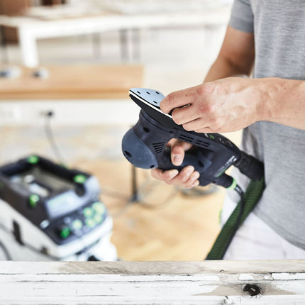 Festool STF V93/6 P100 GR/100 hoja de lija granate (497393) para RO 90 DX, DX 93, RS 300, RS 3, LRS 93 (zapata de lijado de hierro)