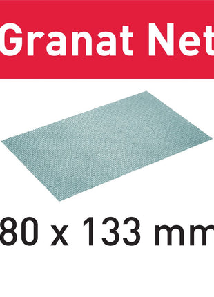 Festool STF 80x133 P100 GR NET/50 malla abrasiva Granate Net (203286) para RTS 400, RTSC 400, RS 400, RS 4, LS 130, HSK-A 80x130, HSK 80x133