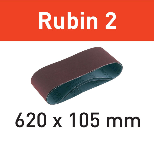 Festool L620X105-P120 RU2/10 Schleifband Rubin 2 ( 499153 ) für BS 105