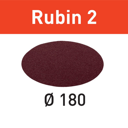 Disco abrasivo Festool STF D180/0 P220 RU2/50 Ruby 2 (499132) para RAS 180
