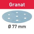 Festool STF D77/6 P240 GR/50 Schleifscheibe Granat ( 497409 ) für LEX 3 77