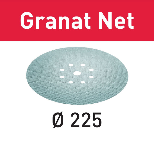 Festool STF D225 P320 GR NET/25 Netzschleifmittel Granat Net ( 203319 ) für Langhalsschleifer PLANEX LHS 2 225 EQ(I), PLANEX 225 EQ, PLANEX LHS-E 225 easy, PLANEX LHS 2-M 225 EQ