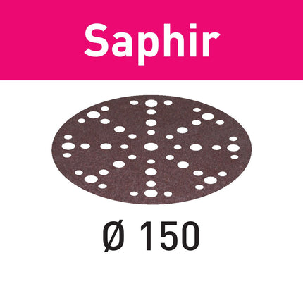 Disco de lijado Festool STF-D150/48 P36 SA/25 zafiro (575195) para RO 150, ES 150, ETS 150, ETS EC 150, LEX 150, WTS 150, HSK-D 150