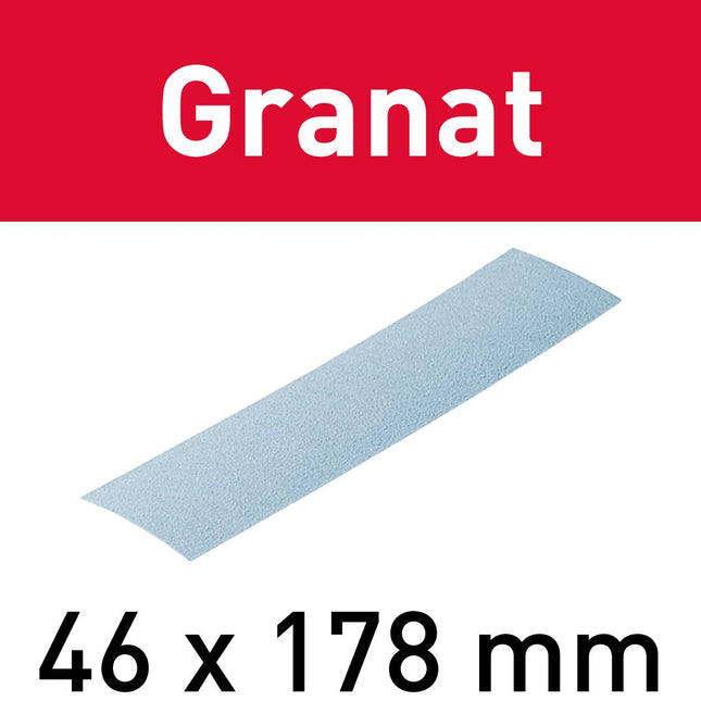 Hoja de lija Festool STF 46X178 P80 GR/10 (204277) para abrasivos manuales
