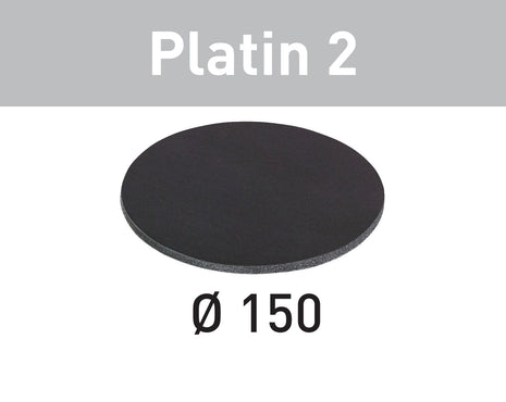 Disco abrasivo Festool STF D150/0 S1000 PL2/15 Platinum 2 (492370) para RO 150, ES 150, ETS 150, ETS EC 150, LEX 150, WTS 150, HSK-D 150