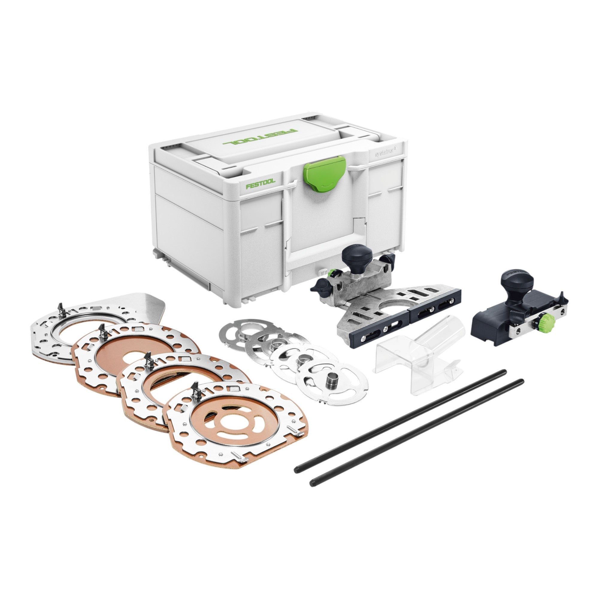 Festool OF 2200 EB Set Oberfraese 2200 W 6 12 7 mm Zubehoer Set Systainer 576220  2 - toolbrothers