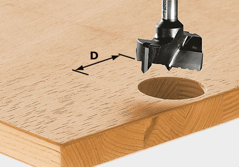 Foret à raccord Festool HW S8 D30 (491075) pour OF 900, OF 1000, OF 1010, OF 1010 R, OF 1400, OF 2000, OF 2200