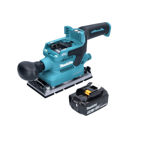 Makita DBO 380 F1 cordless orbital sander 18 V 93 x 185 mm brushless + 1x rechargeable battery 3.0 Ah - without charger