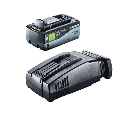 Festool 18V 1x8.0/SCA16 energy set 1x rechargeable battery 18 V 8.0 Ah ( 577323 ) + charger ( 576953 )