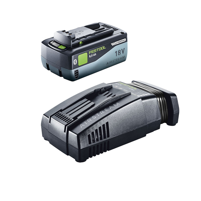 Festool 18V 1x8.0/SCA16 energy set 1x rechargeable battery 18 V 8.0 Ah ( 577323 ) + charger ( 576953 )