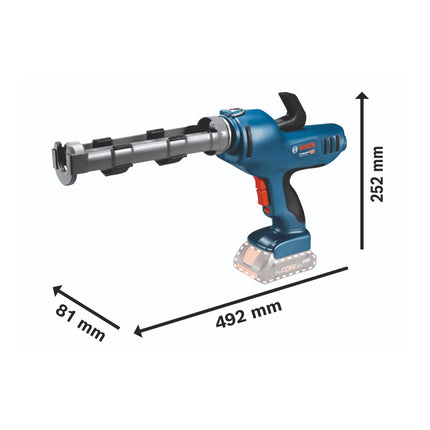 Bosch GCG 18V-310 Professional cordless caulking gun 18 V 310 ml 3.5 kN Solo ( 06019C4100 ) - without battery, without charger