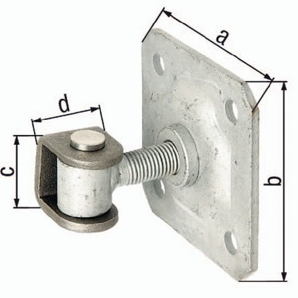 GAH hinge 100x100x37x30mm ( 3000200666 )