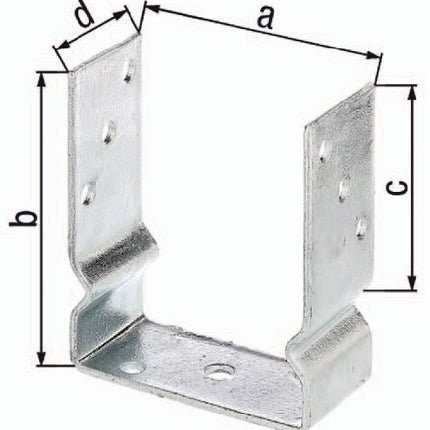 Wspornik słupka GAH ETA-10/0210 91x150x100x60mm ( 3000200723 )