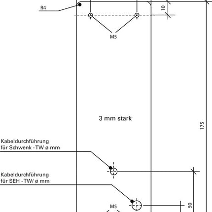 GFS Montageplatte 901 670 Montage an Brandschutztüren ( 3000250547 )