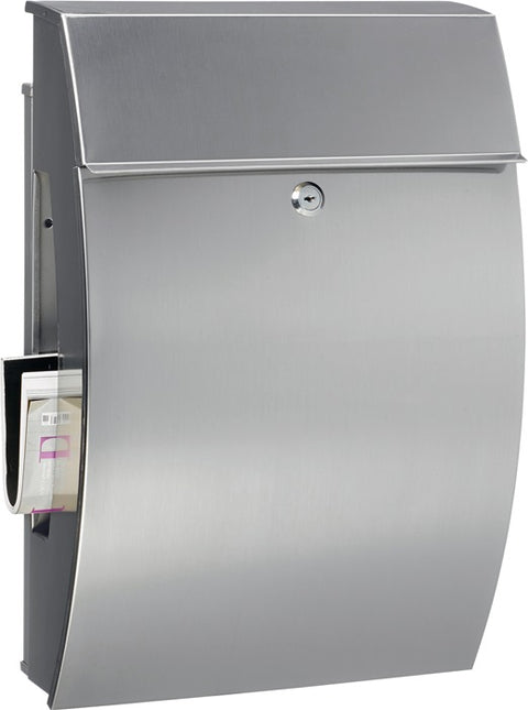 BURG-WÄCHTER letter box Hamburg 3815 Ni height 478 mm width 322 mm depth 152 mm ( 3000253466 )