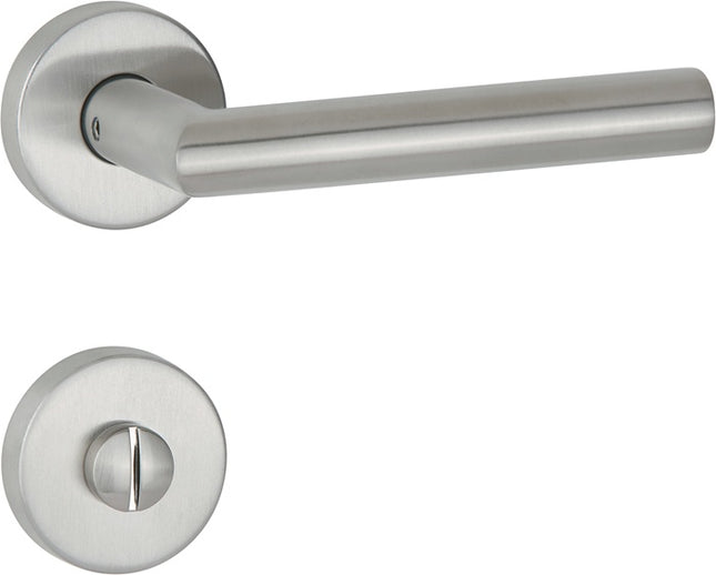 APTEC lever handle set Basic 02 stainless steel 60 matt stainless steel ( 3000267253 )
