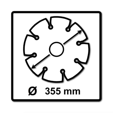 Makita Long Life Metall Trennscheibe 355 x 3 x 25,4 mm 5 Stück ( B-10665-5 ) - Toolbrothers