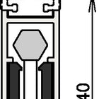 ATHMER door seal Kältefeind Allround(R) 1-1075 1-sided length 708 mm ( 3327023191 )