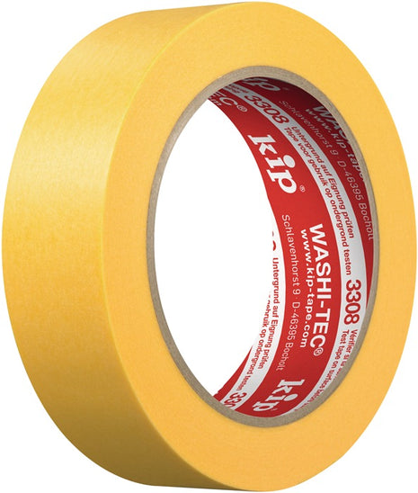 KIP Ruban de masquage 3308 WASHI-TEC(R) Premium Plus Goldkrepp(R) lisse ( 4000353253 )