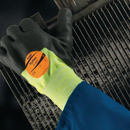 ANSELL Handschuhe HyFlex® 11-427 Größe 10 grau/hellgelb ( 4000371494 )