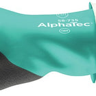 Guantes químicos ANSELL AlphaTec 58-735 talla 9 verde ( 4000371503 )