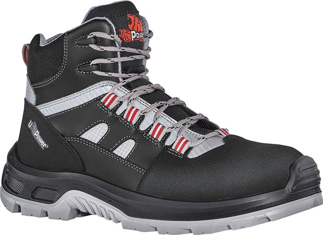 U.POWER botas de seguridad Cross talla 45 negro/gris/rojo ( 4000372125 )