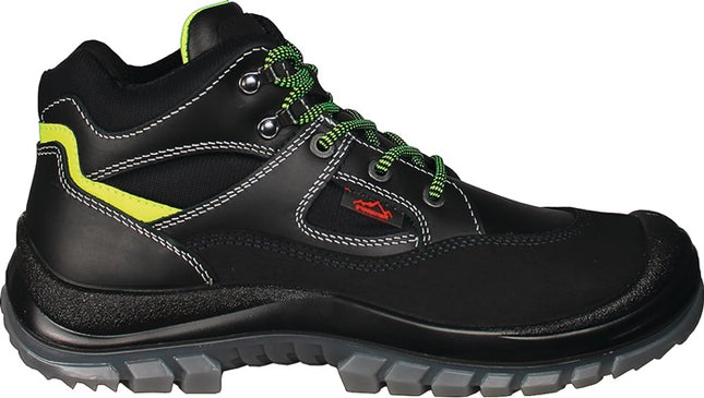 REMISBERG botas de seguridad Tibet talla 40 negro/verde neon ( 4000372320 )