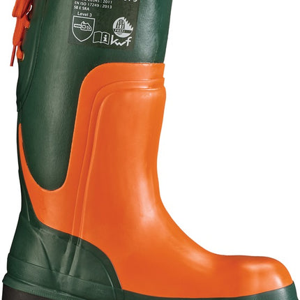 FELDTMANN Botas de seguridad forestales olmo talla 47 oliva/naranja (4000373357)