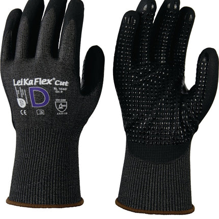 Guantes anticorte LEIPOLD LeiKaFlex(R) CUT RL 1645 talla 8 gris/negro ( 4000391401 )