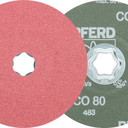 Disco de fibra PFERD COMBICLICK CO Ø 125 mm grano 80 (4000843592)