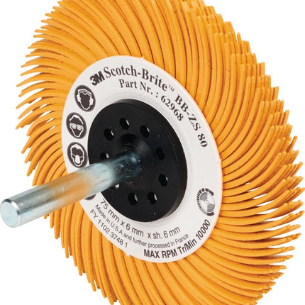 Disco de cepillo radial 3M BB-ZS tipo C Ø 50,8 mm grano 80 (4000844174)