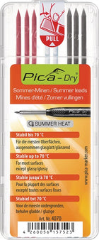 PICA Set di mine Pica-Dry 3x grafite, 3x rosso, 2x bianco ( 4000871414 )