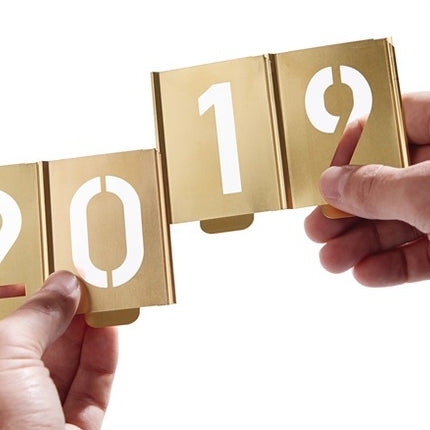 Juego de plantillas de marcado KUKKO 327 números 0 - 9 ( 4000871682 )