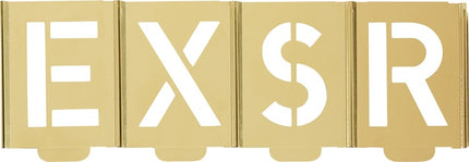 KUKKO signing stencil set 327 letters A - Z ( 4000871738 )