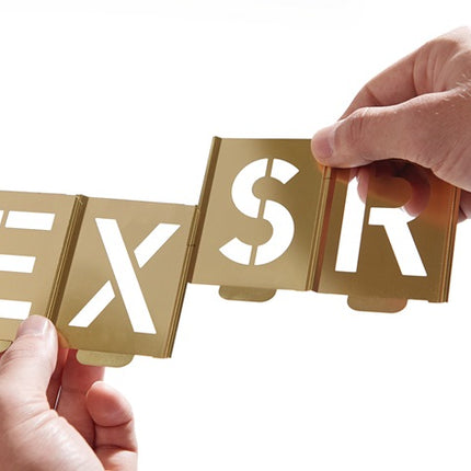 KUKKO Signierschablonensatz 327 Buchstaben A - Z ( 4000871886 )