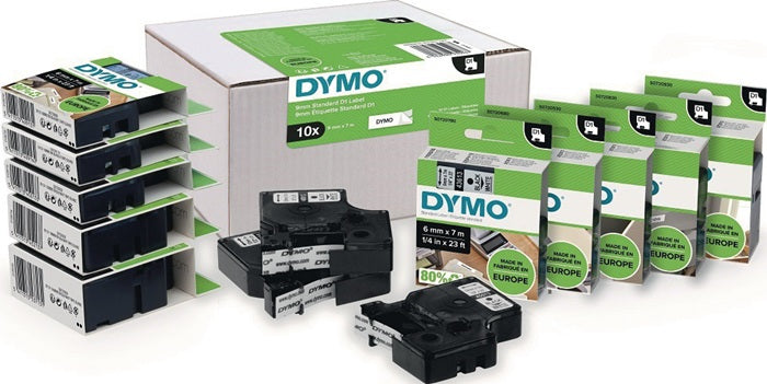 DYMO bande d'écriture largeur de bande 9 mm longueur de bande 7 m ( 4000871900 )