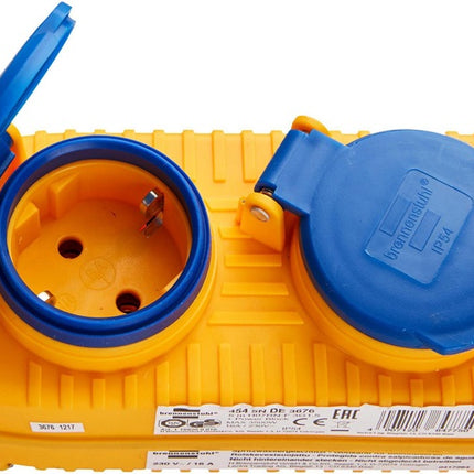 BRENNENSTUHL Schutzkontaktverlängerung  mit Powerblock 3 x 1,5 mm² ( 4000873788 )