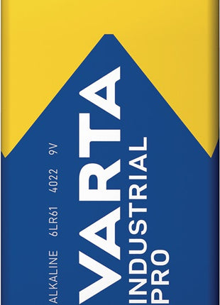 VARTA Batterie Industrial PRO 9 V 6AM6 Bloc 9V 630 mAh ( 4000876104 )