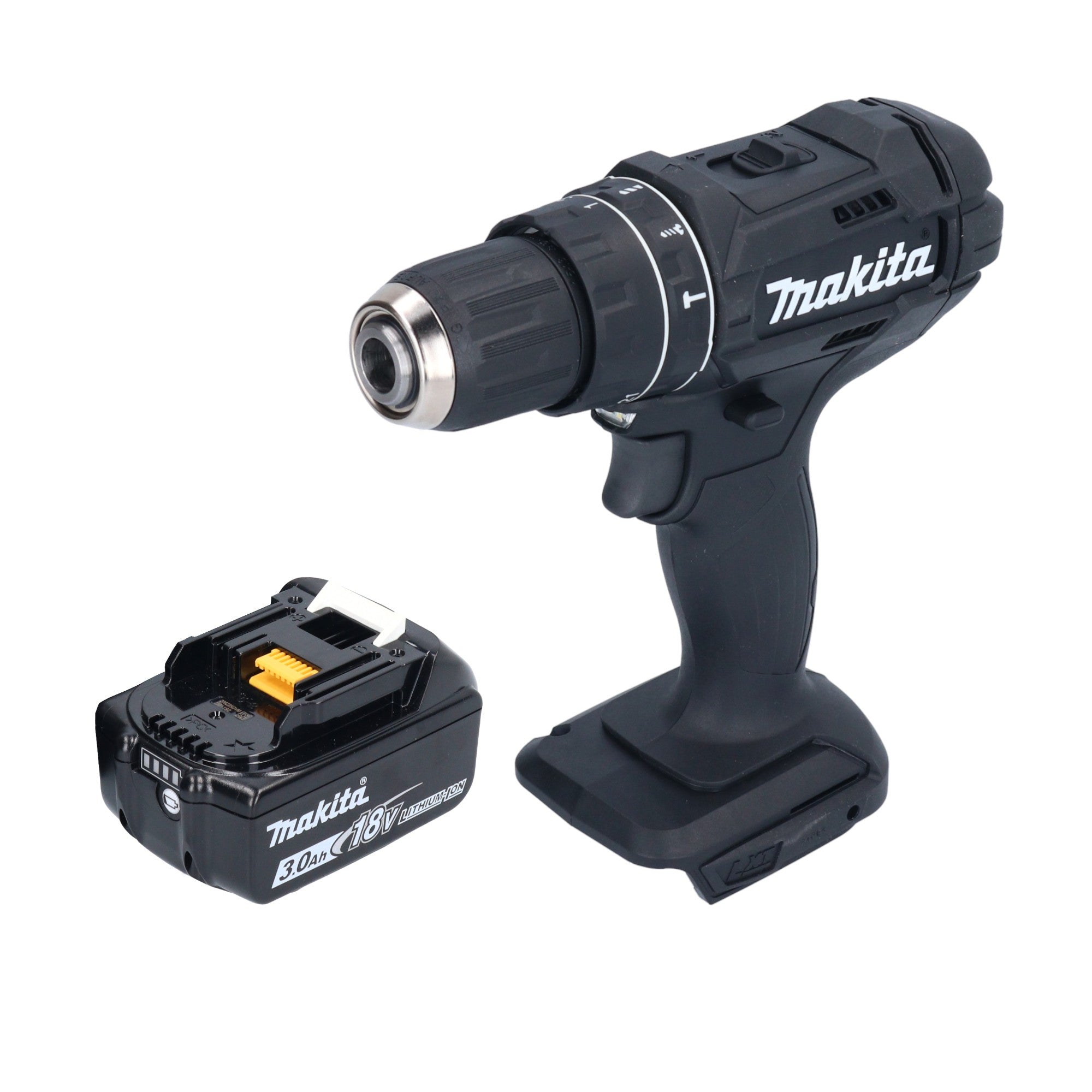 Makita DHP 482 F1B Akku Schlagbohrschrauber 18 V 62 Nm Schwarz 1x Akku 3 0 Ah ohne Ladegeraet 0 - toolbrothers