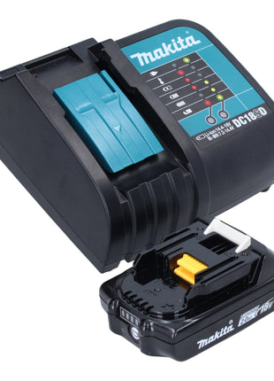 Makita DHP 482 SA1JB taladro percutor inalámbrico 18 V 62 Nm negro + 1x batería 2,0 Ah + cargador + Makpac