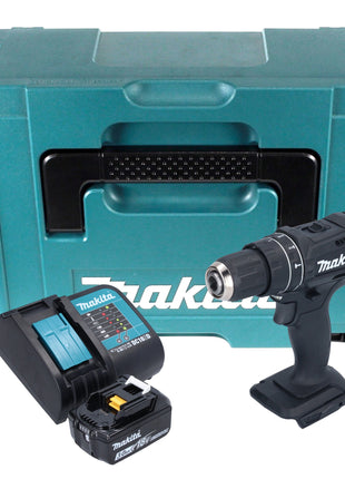 Makita DHP 482 SF1JB taladro percutor inalámbrico 18 V 62 Nm negro + 1x batería 3,0 Ah + cargador + Makpac