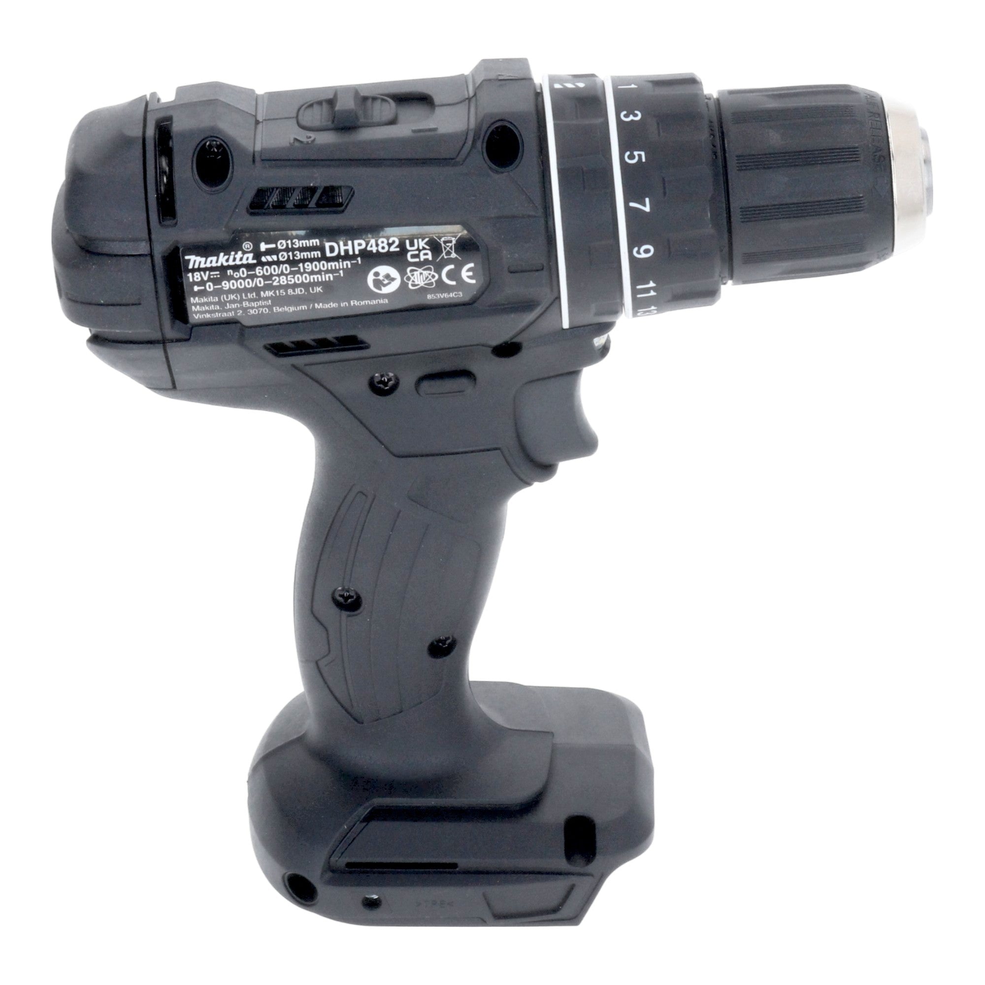 Makita DHP 482 SFJB Akku Schlagbohrschrauber 18 V 62 Nm Schwarz 2x Akku 3 0 Ah Ladegeraet Makpac 4 - toolbrothers