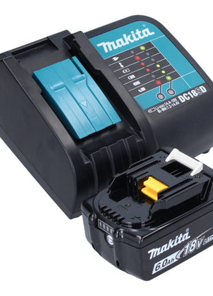 Makita DHP 482 SG1JB taladro percutor inalámbrico 18 V 62 Nm negro + 1x batería 6,0 Ah + cargador + Makpac